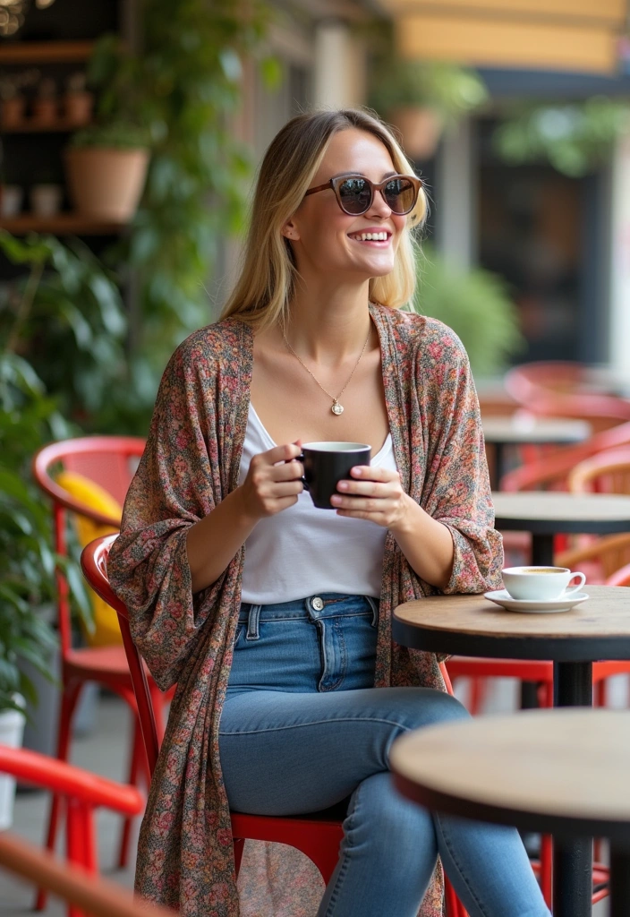 10 Casual Summer Outfits for 2025 That’ll Make You the Coolest on the Block! - 8. Casual Layering with Tanks and Kimonos