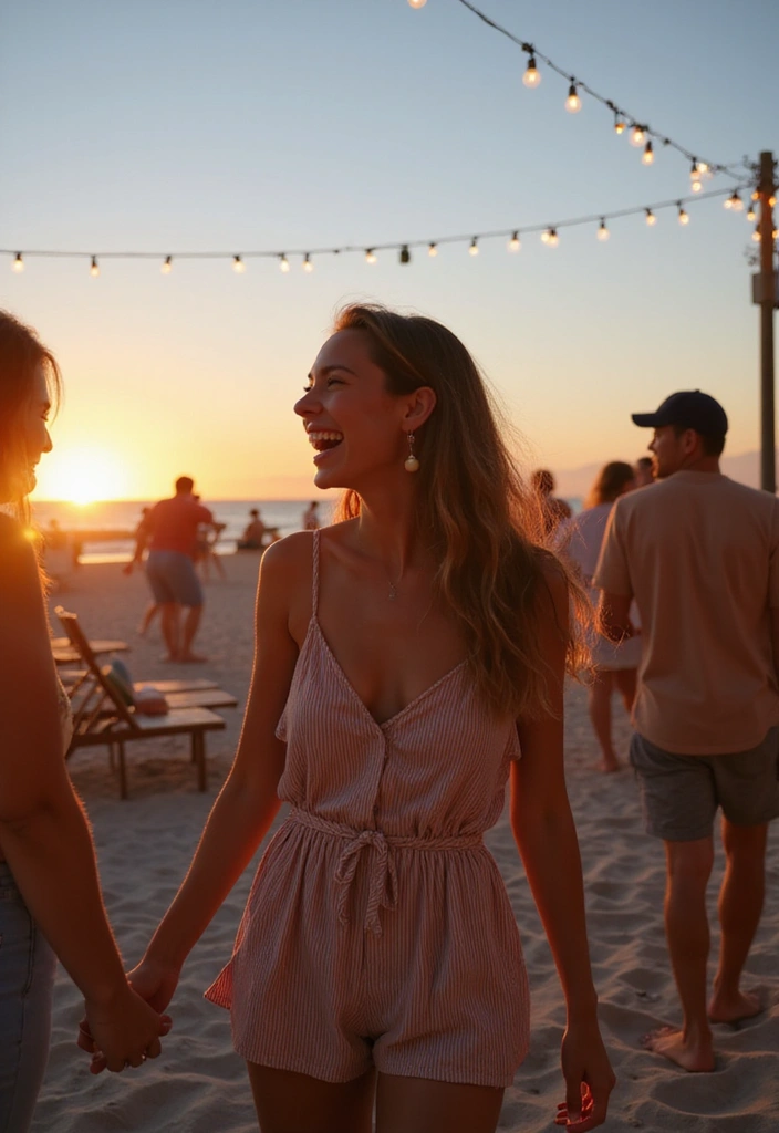 10 Trendy Summer Beach Outfits You Won't Want to Miss This Season! - 6. Striped Rompers