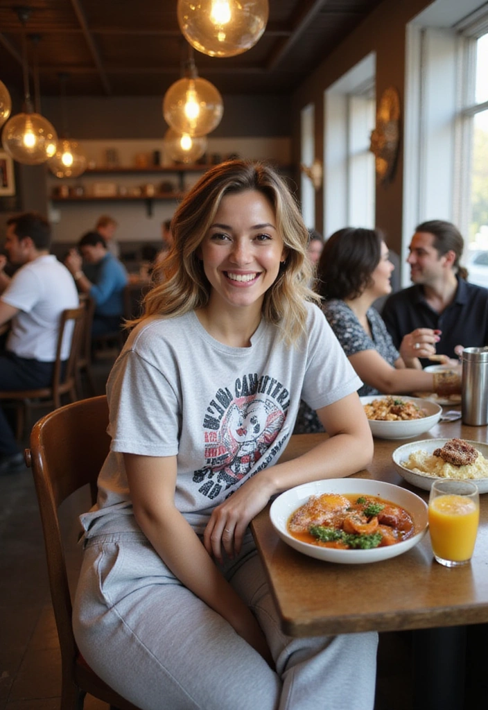 13 Summer Athleisure Looks That Will Take You from the Gym to Brunch in Style! - 11. Stylish Sweatpants with a Statement Top