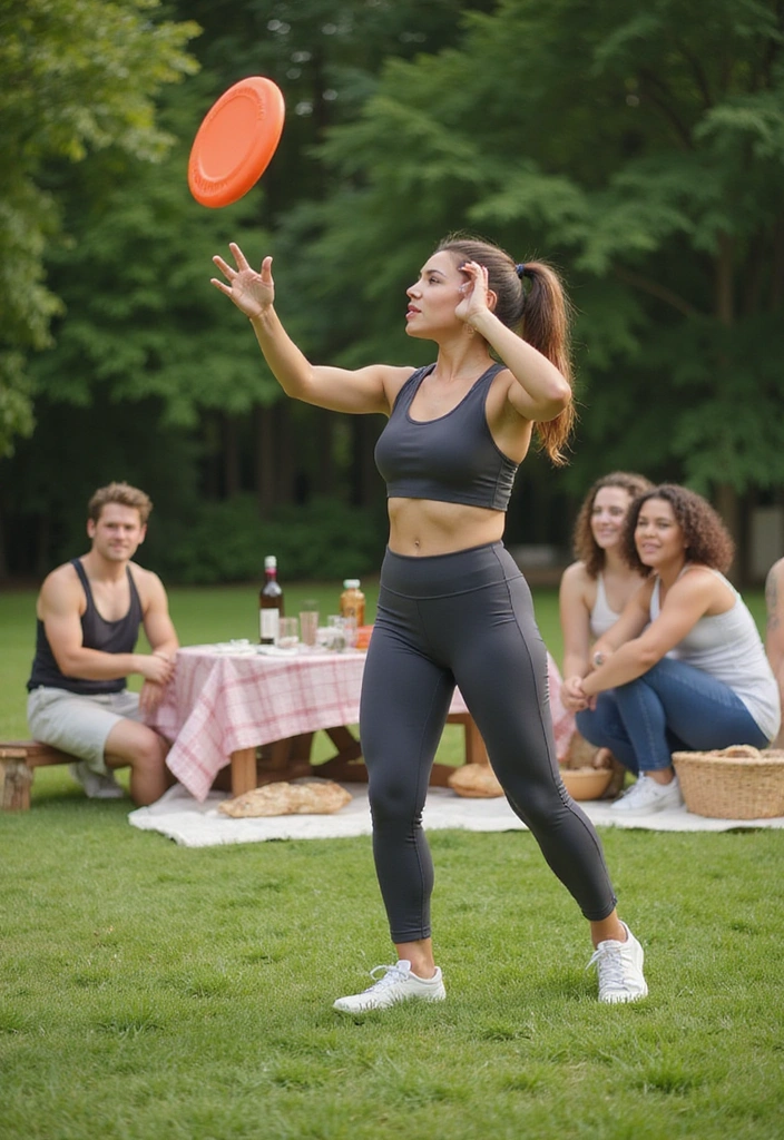14 Casual Summer Picnic Outfits That Are Perfect for Making Memories! - 7. Sporty Athleisure