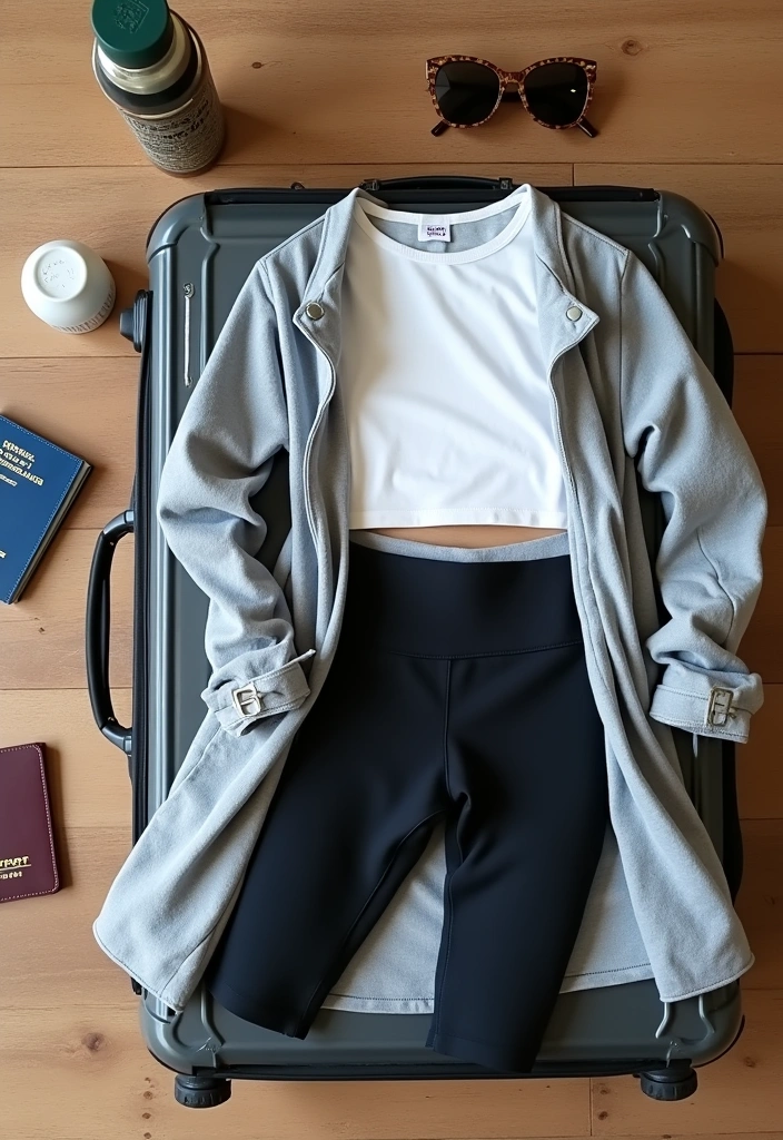14 Travel Outfits for Summer 2025 That’ll Have You Jet-Setting in Style! - 4. Sporty Chic Athleisure