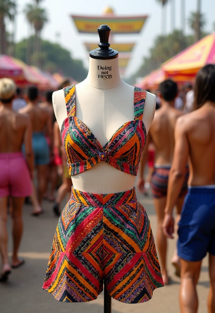 15 Festival Outfits for Summer 2025 That’ll Turn Heads and Drop Jaws! - 2. Vibrant Two-Piece Sets