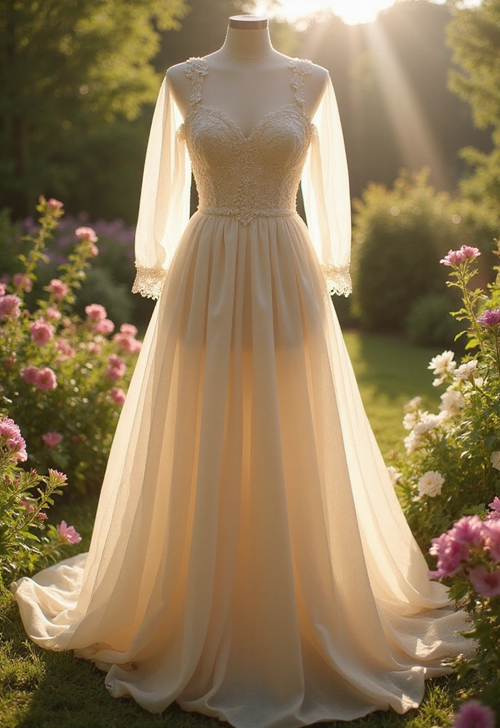 15 Stunning Summer Wedding Guest Dresses That'll Turn Heads (You Won't Believe #7!) - 12. Ethereal Sheer Fabrics