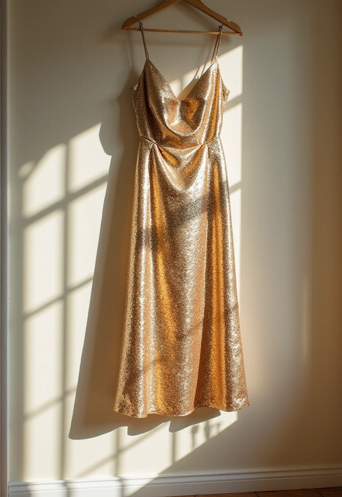 15 Stunning Summer Wedding Guest Dresses That'll Turn Heads (You Won't Believe #7!) - 15. Radiant Metallics