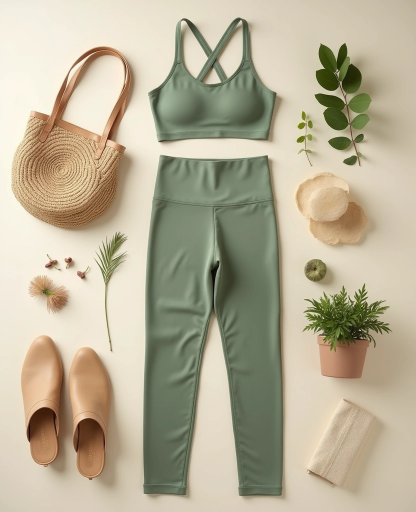 17 Athletic Wear Sets That'll Make You Want to Hit the Gym (Especially #11!) - 4. Earthy Tones for a Natural Vibe