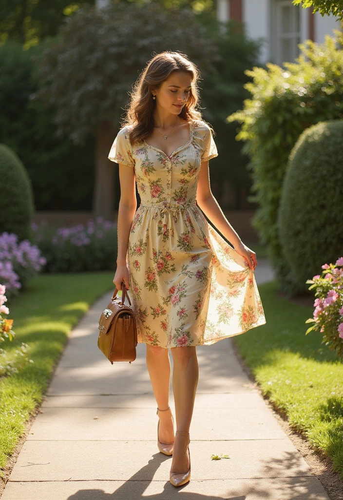 18 Essential Spring Outfits for 2025 That You Need in Your Closet! - 10. Vintage-Inspired Dress