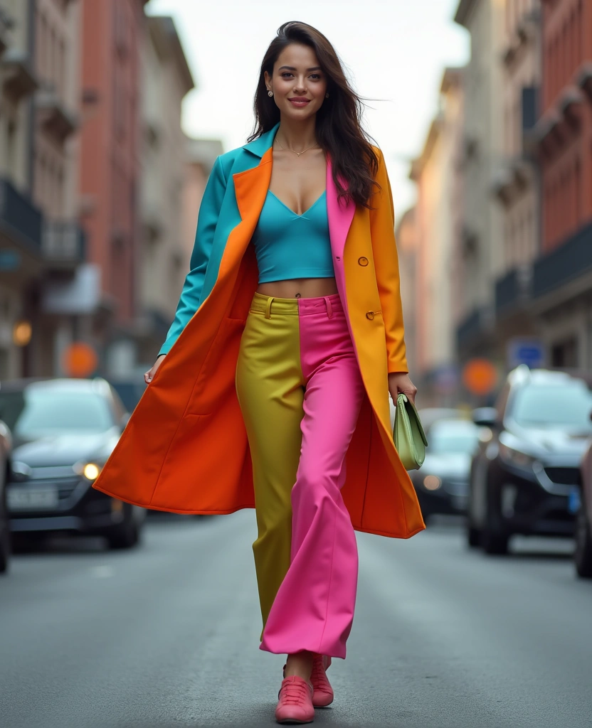 20 Must-Have Summer 2025 Outfits to Achieve the Perfect Summer Fit - 15. Bold Color Blocked Outfits