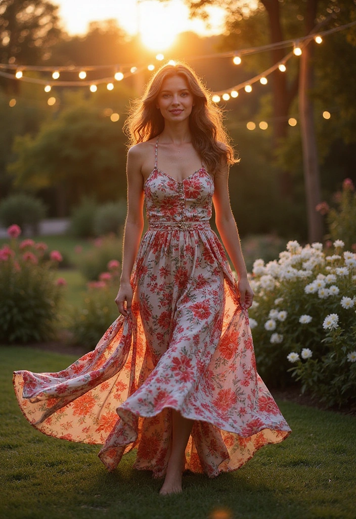 11 Elegant Summer Evening Dresses That Will Turn Heads (Don't Miss #5!) - 1. The Timeless Maxi Dress