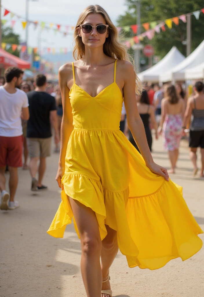 11 Elegant Summer Evening Dresses That Will Turn Heads (Don't Miss #5!) - 6. Stylish Asymmetrical Dresses