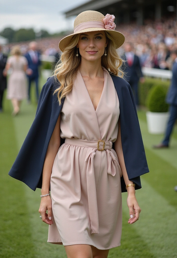 11 Stunning Royal Ascot Outfits for Women in 2025 That Will Steal the Show! - 8. Layering for Style and Comfort