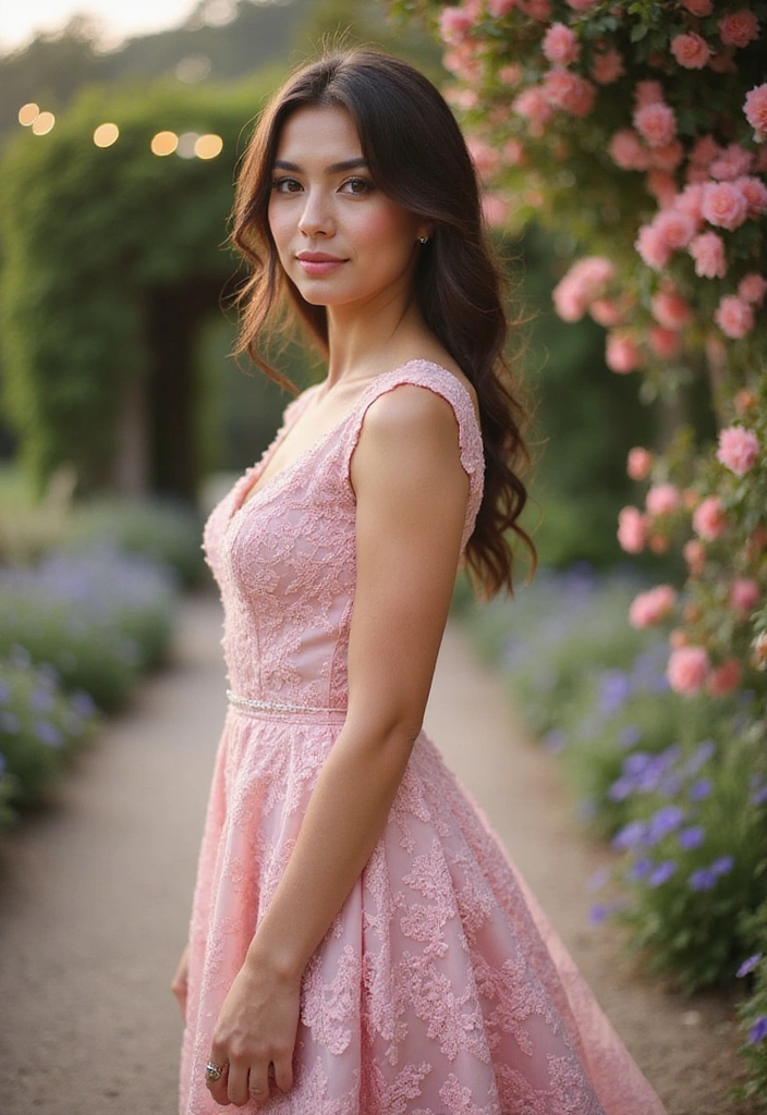 12 Elegant Wedding Guest Dresses Perfect for Summer Celebrations (Trust Us, #9 Is a Must-Try!) - 4. Lace Midi Dress