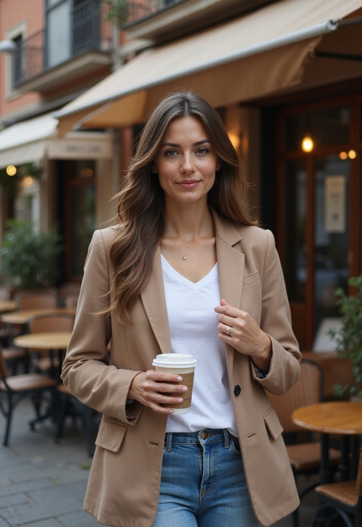 The Ultimate Guide to Chic Casual Outfits Inspired by Italian Street Fashion - 5. Casual Chic with Tailored Blazers