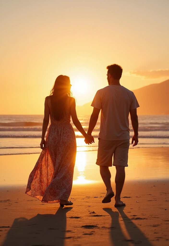 13 Matching Summer Outfits for Couples That Are Chic and Effortless! - 11. Breezy Maxi Dresses and Casual Attire