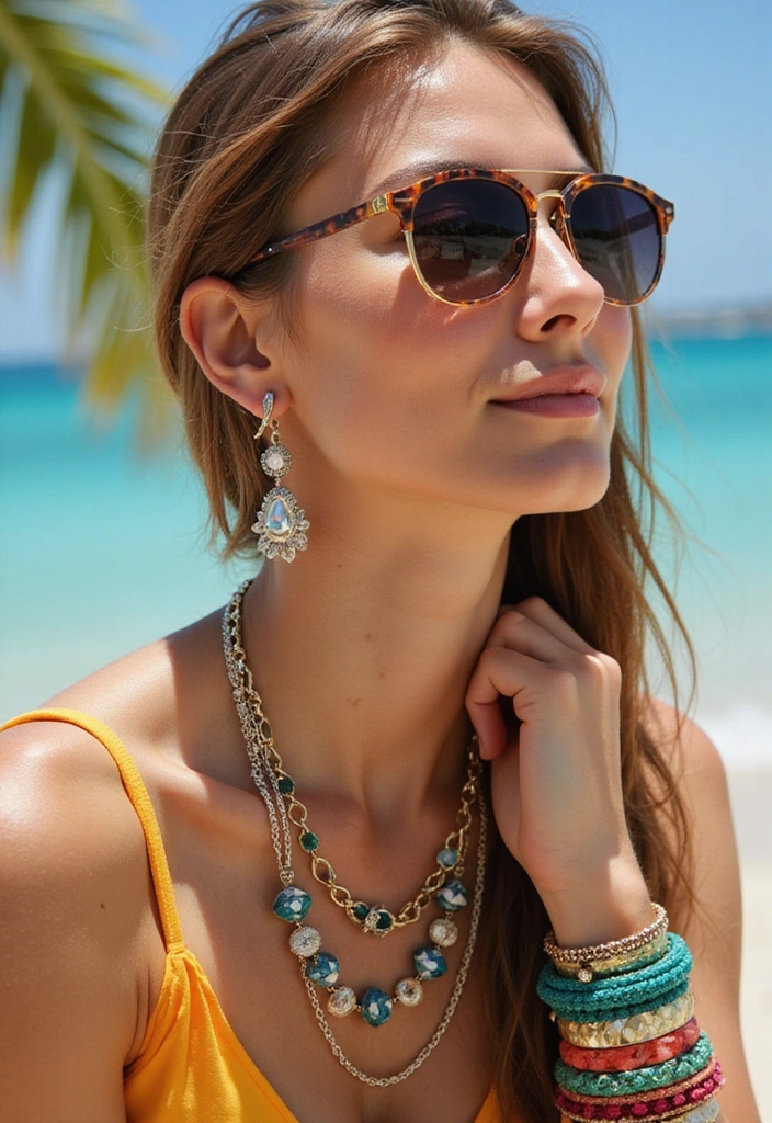 20 Stylish Summer Outfits for Women Over 30 That Will Make You Feel Fabulous! - 17. Statement Accessories