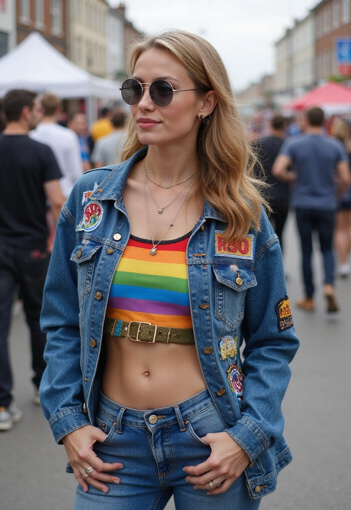 The Ultimate Guide to Stylish Brighton Pride Outfits for Women Over 30 - 3. Denim Delight: Versatile and Stylish