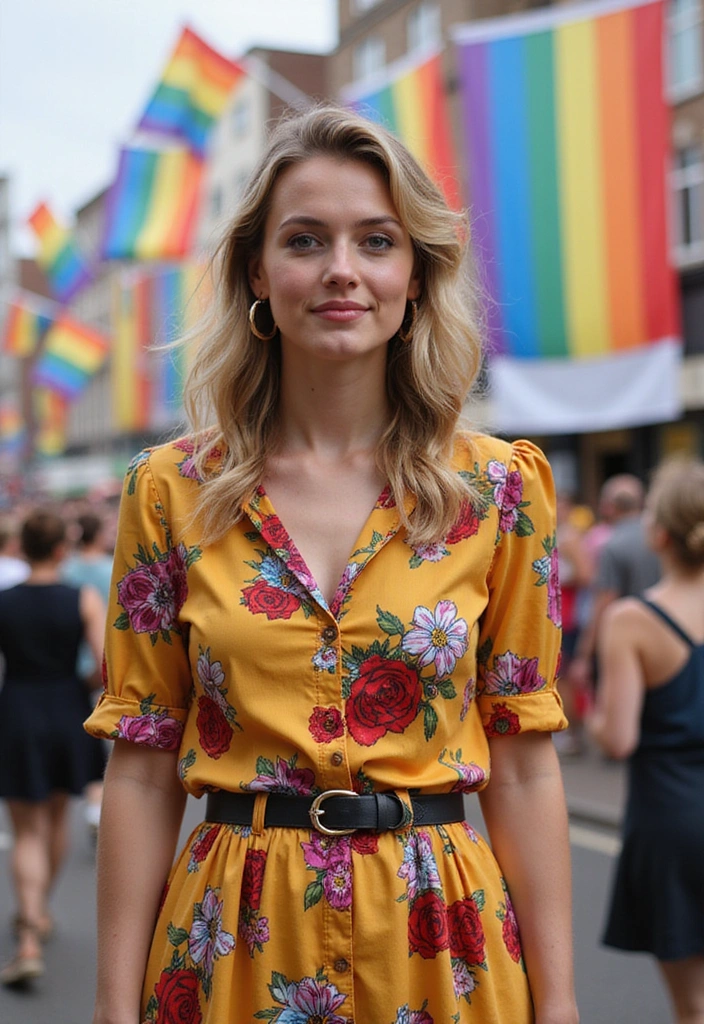 The Ultimate Guide to Stylish Brighton Pride Outfits for Women Over 30 - 7. Prints and Patterns: Fun and Playful Choices