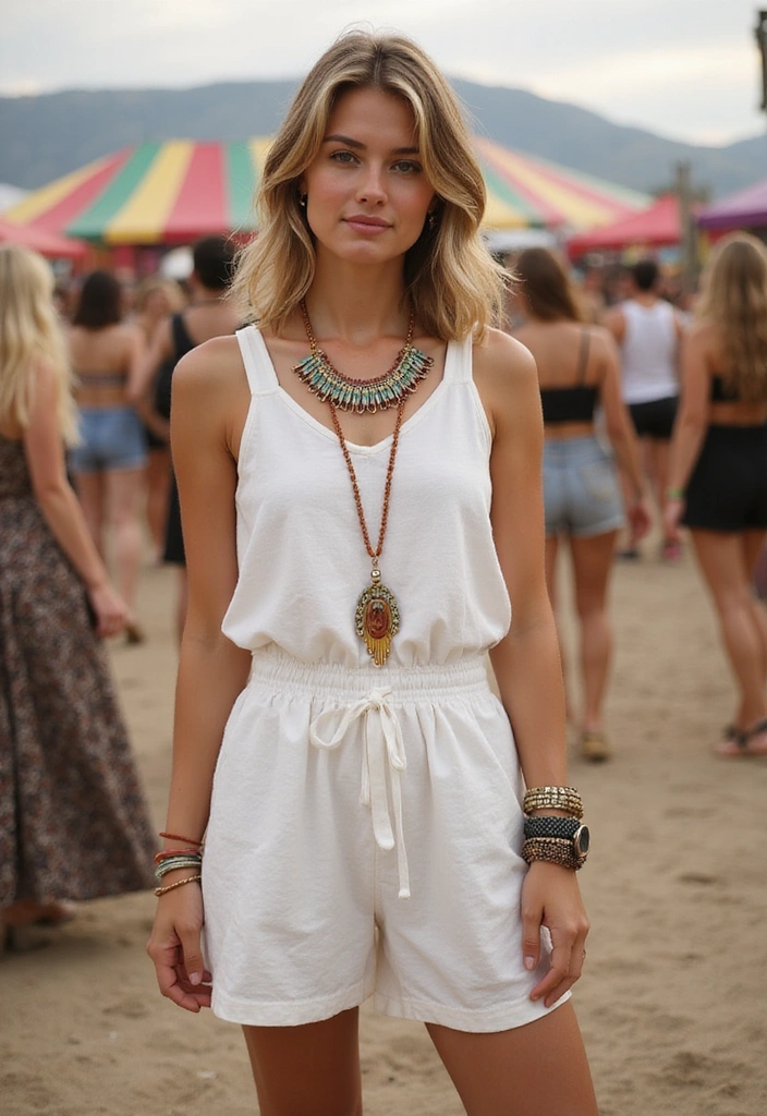 The Ultimate Guide to Stylish Glastonbury Fashion Tips for Women Over 30 - 10. Mix Casual and Luxe
