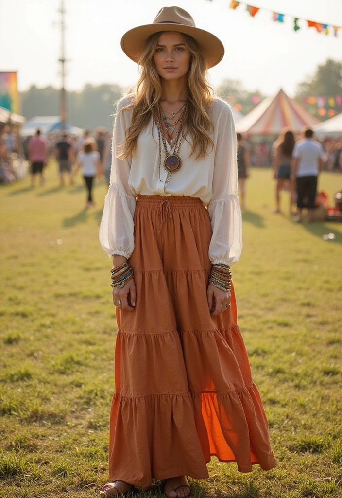 The Ultimate Guide to Stylish Glastonbury Fashion Tips for Women Over 30 - 5. Go for Bohemian Chic