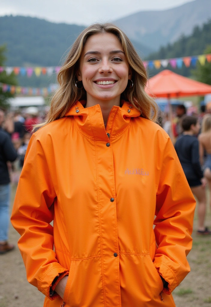 The Ultimate Guide to Stylish Glastonbury Fashion Tips for Women Over 30 - 9. Colorful and Functional Outerwear